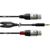 Cordial CORDIAL 1,8M REAN klinken 3,5MM/2X XLR F