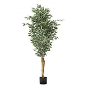 VEVOR Umetno fikusovo drevo 88x88x185 cm zeleno