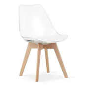 BE Stol MARK - prozorne/naravne noge x 1