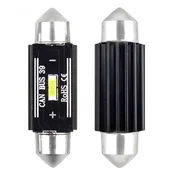 2/1 Led sijalica za auto Canbus UltraBright C5W 12-24V 39mm bela Amio