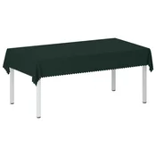 vidaXL Klobučevina za mizo 5 kos Pravokotna Temno zelena 140 x 200 cm