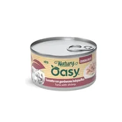 Oasy Cat Natury Adult fileji v juhi, konzerva - tuna in kozice - 85 g 85 g