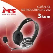 MS Industrial sluA!alice sa mikrofonom HS-202 3kom