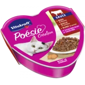 VITAKRAFT Hrana za macke sa ukusom govedine sa šargarepom u sosu od sira Poesie Creation 85g