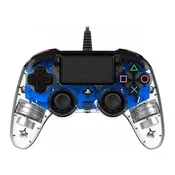 NACON NACON PS4 TRANSPARENTEN ŽIČNI IGRALNI PLOŠČEK, MODER