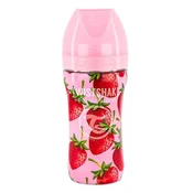 Boca za bebe Twistshake - Ružicasta jagoda, nehrdajuci celik, 330 ml