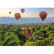 Schmidt - Puzzle Baloni na vruci zrak, Mandalay, Myanmar - 1 000 dijelova