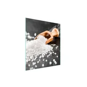 shumee Steklena deska za rezanje 45x52 Salt