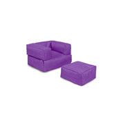 Hanah Home HANAH HOME Kids Single Seat Pouffe - Purple vrtna sedežna vreča, (21109029)