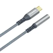 COLORWAY USB-C na 3,5 mm ženski audio adapter, 14 cm, sivi (CW-AD-CJ)