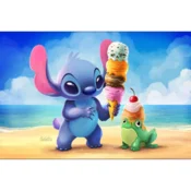 shumee Slikanje po številkah z okvirjem Slike za slikanje - Stitch Disney 50x40 cm