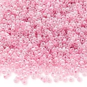 Kašaste perle (seed bead) 11/0 -2 mm pastelna roze