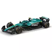 Bburago: Aston Martin AMR25 Alonso F1 dirkalnik, kovinski model avtomobila 1/43 (Fernando Alonso #14)