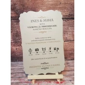 Poročna vabila VINTAGE PORVIN 104