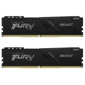 DDR4 64GB 3200MHz CL16 KIT (2x32GB) Kingston Fury Beast XMP2.0 1,35V Gaming črna (KF432C16BBK2/64)