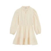 WE Fashion Obleka pastelno rumena