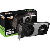 inno3D GeForce RTX 5060 Ti Twin X2 OC 16GB GDDR7, 128-bit, 1x HDMI/3x DP (N506T2-16D7X-191073N) grafična kartica