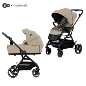 KINDERKRAFT SELECT Voziček kombiniran Yoxi 2v1 Sand Beige