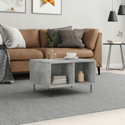 Stolic za kavu boja betona 60x50x36,5 cm konstruirano drvo