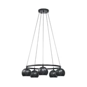 Eglo 98455 - Luster na sajli CANTALLOPS 5xE14/40W/230V