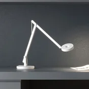 Rotaliana LED namizna svetilka String Mini T1, bela, dim., CCT - Študija/pisarna - Dizajn - bel, srebrn - Kovina