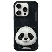 slomart Etui Nimmy Big Eyed Pet 2.0 Panda za iPhone 16 Pro Max - črno