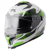 Full face helmet GMS GELERO white-green-grey M