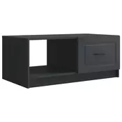 vidaXL Klubska miza Črna 90 x 50 x 37 cm Inženirski les