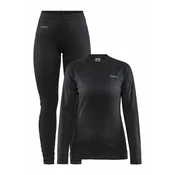 Craft CORE DRY BASELAYER SET W, donji veš žensko set, crna 1909706