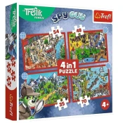 Trefl - Puzzle 4v1 Potovanja Treflikovih - 1 - 39 kosov