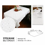 KMT PVC Stolnjak, 20 m, Bela