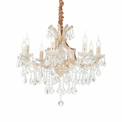 Ideal Lux - Kristalni lestenec na vrvici NAPOLEON 8xE14/40W/230V