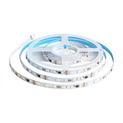 V-TAC Komplet vodoodporen LED trak MAGIC 13W/m, 5m, RGB, 24V, + napajanje, + krmiljenje, IP65