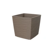 Gardino-saksija finesa kvadrat 20x20x17.3h moka ( 34474 )