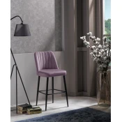 Hanah Home Set 2 barske stolice Lavanda-Crni