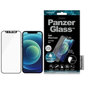 PanzerGlass E2E Microfracture iPhone 12 Mini 5,4 CamSlider Swarovsky Case Friendly AntiBacterial black (2716)
