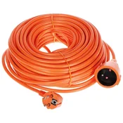 PODALJŠEK Z OZEMLJITVIJO PS-3X1,5-30M/ORANŽEN 30m