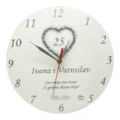 Personalizirani sat - poklon za 25. godišnjicu braka Š17157