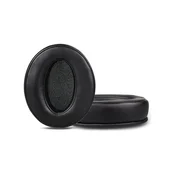Nadomestne blazinice za ušesa za Sennheiser HD4.50, HD450, Spominska pena + Usnje, Črne, 1 Par