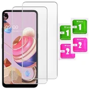 shumee 2x kaljeno steklo za zaščitno folijo za zaslon LG K51S | 2 kosa