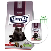 Happy Cat Sterilised Voralpen-Rind / hovädzie 1,3 kg 1+1 BESPLATNO