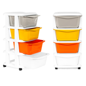 MODERNHOME Organizer za skladištenje sa 4 fioke
