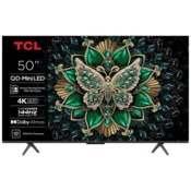 TCL Televizor Smart C6K 50C6K, Premium QD-MiniLED, 4K, Google TV, crni