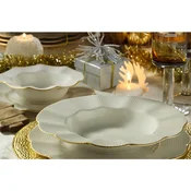 MLN24Y214R520 Krem Zlatni Porcelanski Servis (24 Dela)