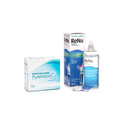 Bausch & Lomb PureVision 2 (6 leč) + ReNu MultiPlus 360 ml s posodico Dioptrija: 1.5, Ukrivljenost: 8.6, Premer: 14
