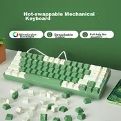 B.O.W Tastatura, Žicana, Belo-zelena