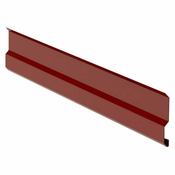 STREFA Pokrivni trak RŠ 100, 3 bm, lakiran cink, jekleno rdeča RAL 3009