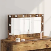 Ogledalo za Toalet Pravokutni Staro drvo 80 x 45 x 18 cm