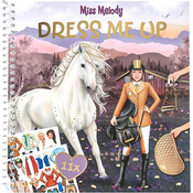 Kreativna bilježnica Miss Melody, 11 listova naljepnica
