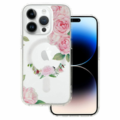 MG Flower MagSafe ovitek za iPhone 14 Pro Max, pink flower